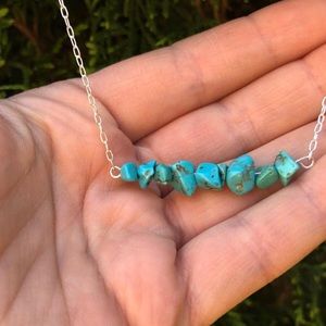 100% Natural Hand Made Turquoise & Sterling Silver